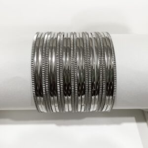 combo set 24 oxidised metal bangles manufacturer wholesaler malad mumbai