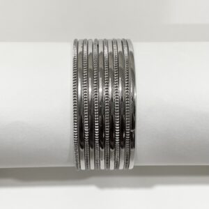 Combo Set of 12 Oxidised Metal Bangles – Manufacturer & Wholesaler in Malad, Mumbai ( No 555 )